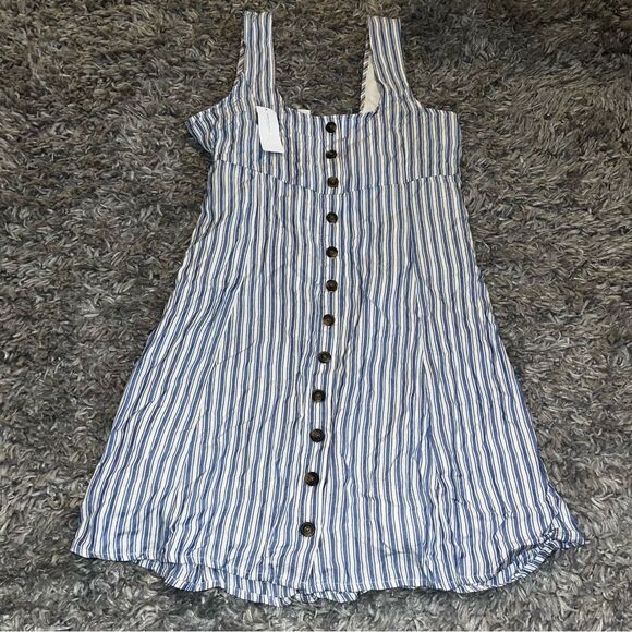 American Eagle Outfitters Women's Blue and White Dress size small - Picture 3 of 5